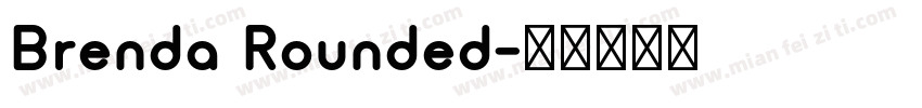 Brenda Rounded字体转换